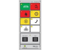 ITS08CR24VDC Inelth  Light panel type ITS-08-CR 24vDC w/8 symbols i.a.t. I-12619